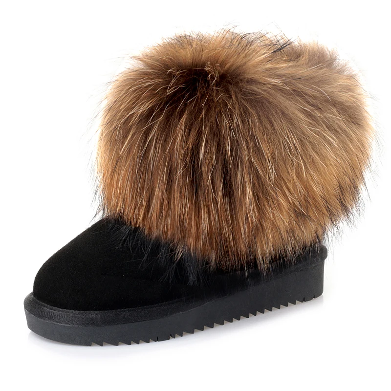 Женские сапоги на меху зимние из натуральной коровьей замши низком каблуке с