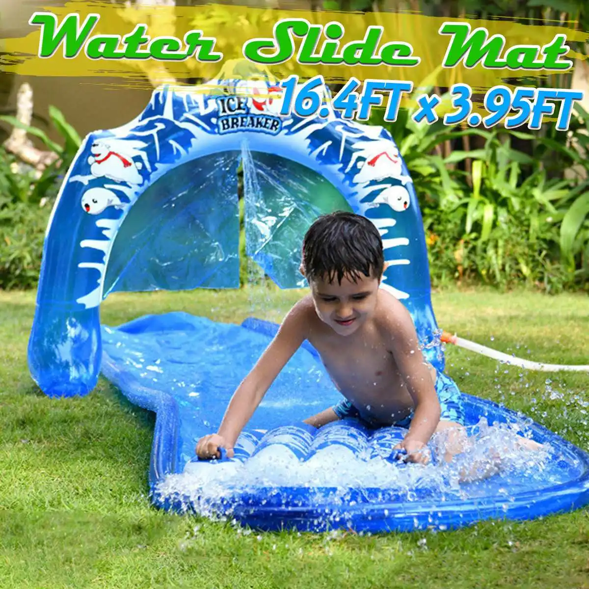 

Водная горка Giant Surf 5x1,2 м, развлекательный газон, водные горки, бассейны для детей, летний игровой центр из ПВХ, открытый двор, игрушки для дет...