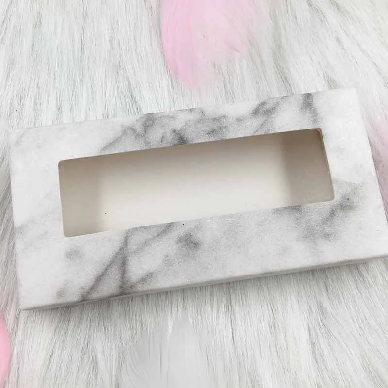 Grey Marble Быстрая рождественские Ресницы упаковка 50 шт./лот 100 шт./лот для 27 мм 25 мм норковые ресницы коробка - Цвет: Grey Marble