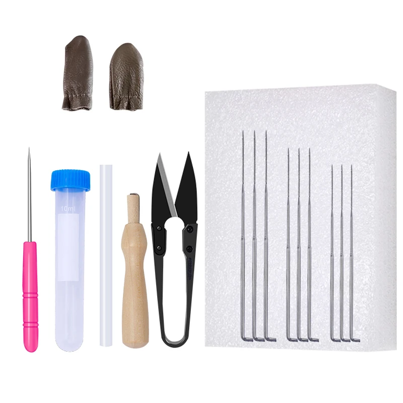 Нетканые 17 шт. DIY Инструменты для валяния ручной работы войлочный набор с иглой