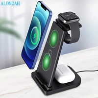 15w 3 in 1wireless charger for iphone 1211xairpods proiwatch 54 fast charge wireless charge stand for samsung s10budwatch