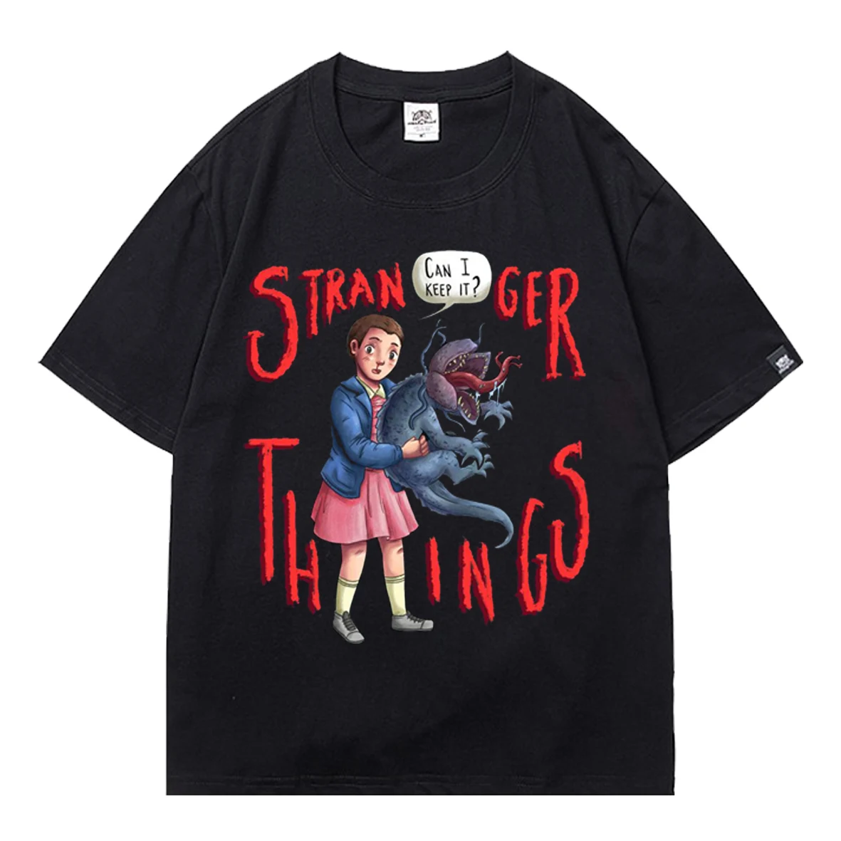 

Strange Things Tv Show Pattern Men T-shirt Tops Oversized Tshirt T-shirt Tee Shirt Clothes O-neck Short Sleeve Men's T-shirt