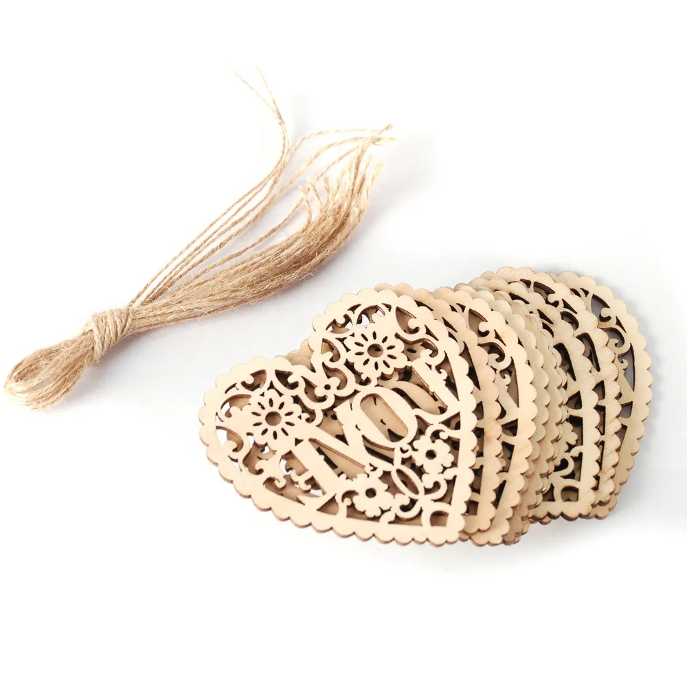 20 шт./лот сердце экологическая зеленая полые буквы любовь индивидуальность