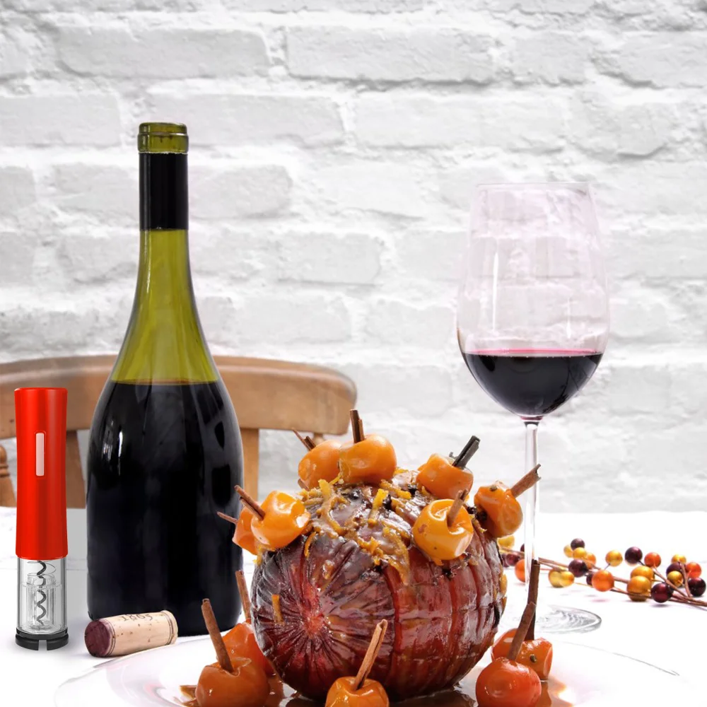 

Opener with Light Battery Powered Electric Bottle Corkscrew without Battery