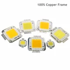 Светодиодный чип с медной рамой 100%, полная мощность 10 Вт, 20 Вт, 30 Вт, 50 Вт, 100 Вт, светодиодный чип COB, требуется драйвер, высокое качество, прожектор для самостоятельной сборки