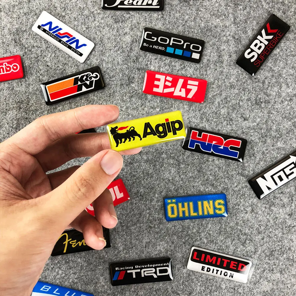 Светоотражающая 3D наклейка аксессуары для мотоциклов танк шлем спонсорская