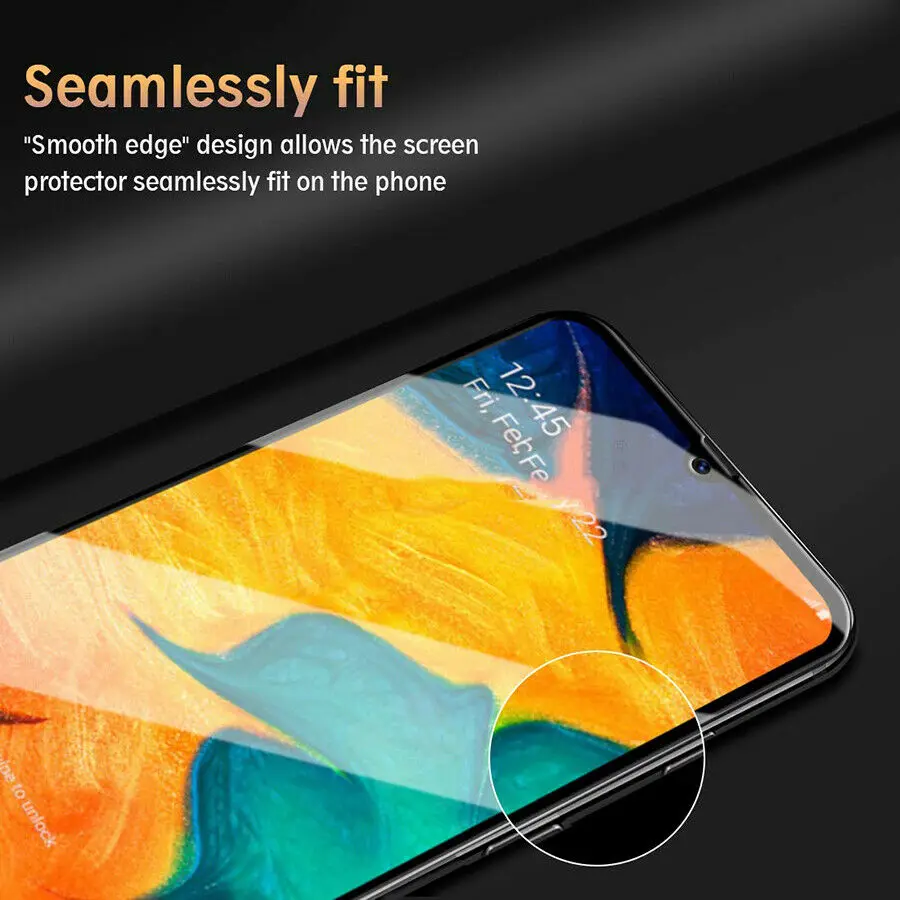 Чехол из закаленного стекла для samsung a10 a20 e a20e a30 a40 s a40s a50 a60 a70 a80 a90 защитный чехол