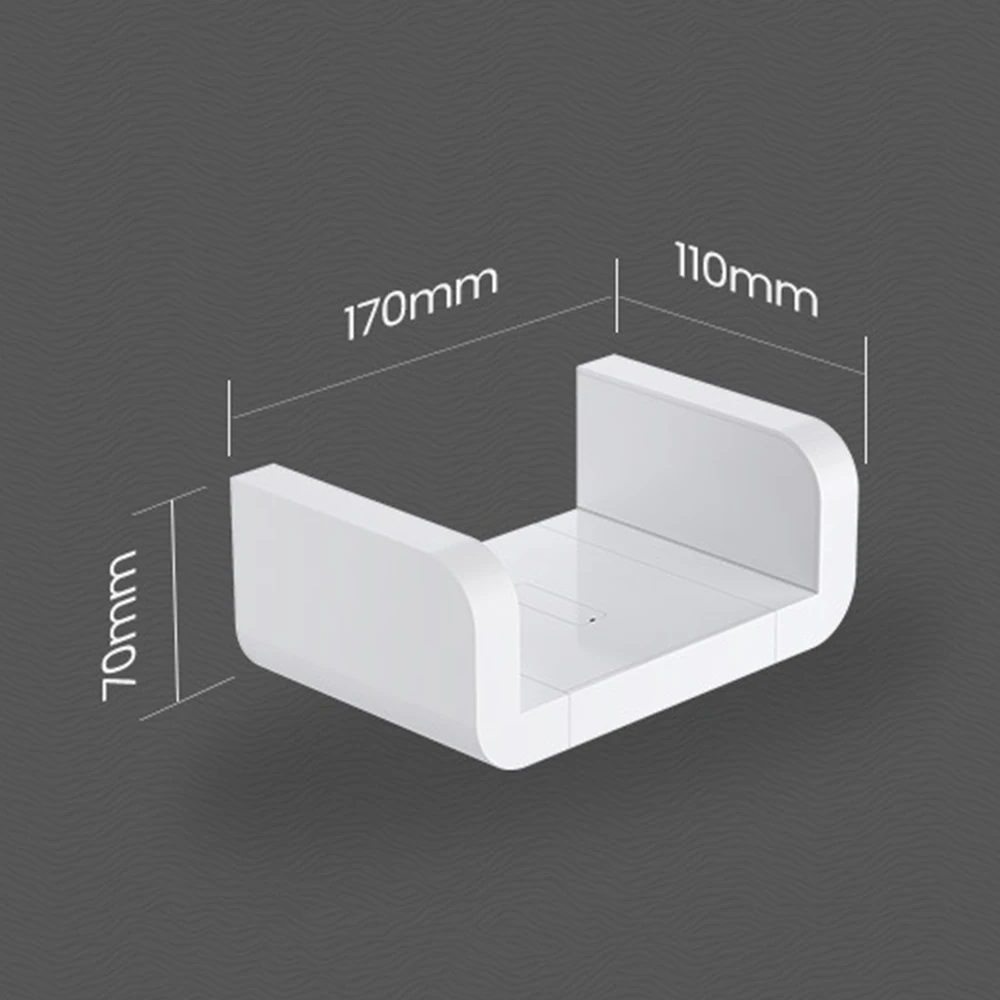 Белый домашний держатель для хранения водонепроницаемые косметические полки