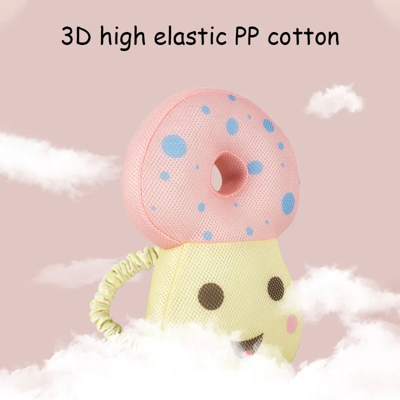vender Almofada De Proteção De Cabeça De Bebê Protetor De Costas Almofada De Segurança Criança Arnês Arnês De Cabeça Elf Cogumelo Bebê Almofada De Proteção De Cabeça Bonito Novo