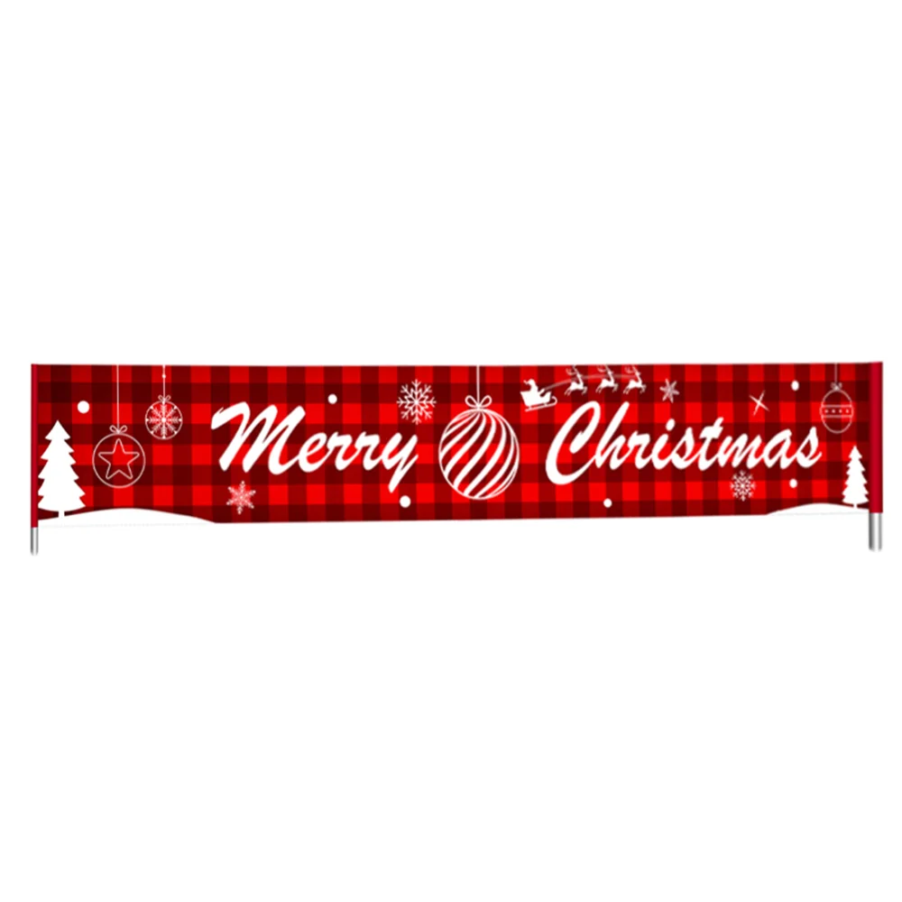 

Merry Christmas Banner Christmas Decorations for Home Outdoor Store Banner Flag Pulling Navidad Natal Banner