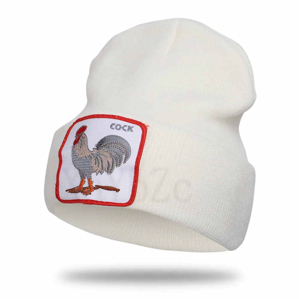 Evrfelan fashion autumn and winter knit hat unisex cute animal ladies men's dad flexible | Аксессуары для одежды
