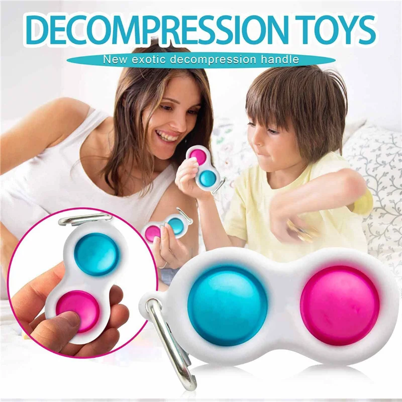 

2021 Fidget Simple Dimple Toy Kids Adult Fat Brain Toys Stress Relief Hand Fidget Toys Autism Special Need For Early Educational