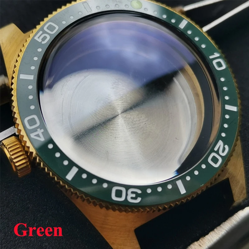 Heimdallr 62MAS Watch Case Solid Sapphire Ceramic Bezel Diver Watch 300M Water Resistance Case For NH35 NH36A Automatic Movement