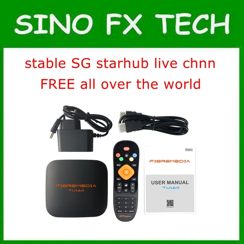 Новейшая лучшая фибровая ТВ приставка из Сингапура стабильная и гладкая в