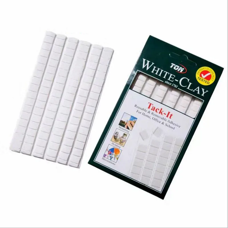 Многоразовая Съемная клейкая глина для дома офиса школы 60 г|adhesive tack|tack itclay white |