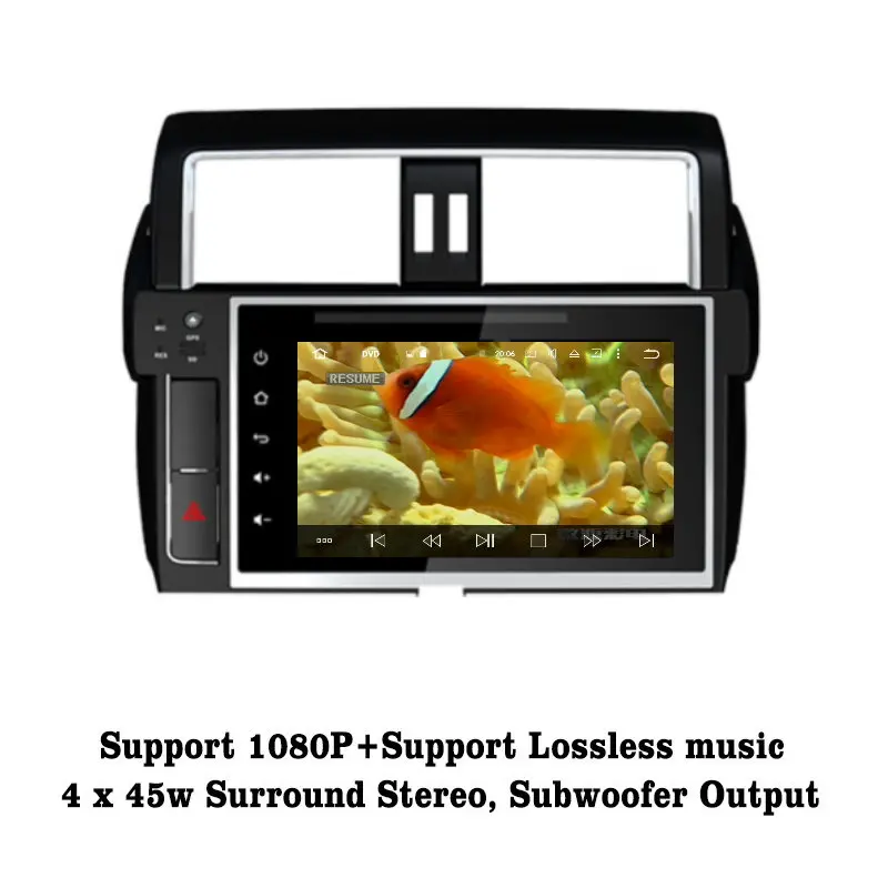 Liislee Android 7 1 2G RAM для Toyota Prado 150 автомобильное радио Аудио Видео Мультимедиа DVD плеер