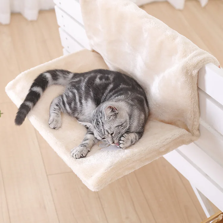 

Cat Bed Comfortable Lounge Hammocks Removable Window Sill House Cat Radiator Hanging Bed Soft Cushion for Cats Pet Accessories