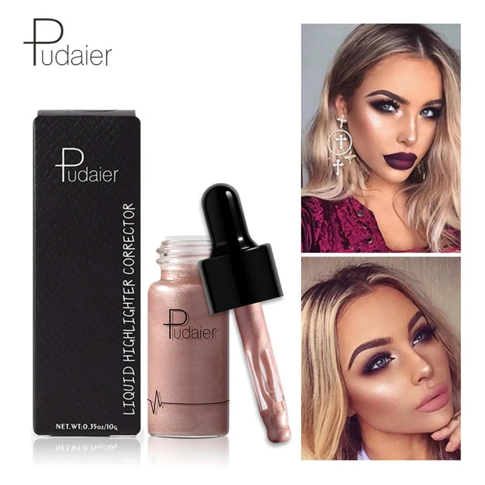Жидкий хайлайтер Pudaier Осветляющий Хайлайтер для макияжа консилер бронзер лица