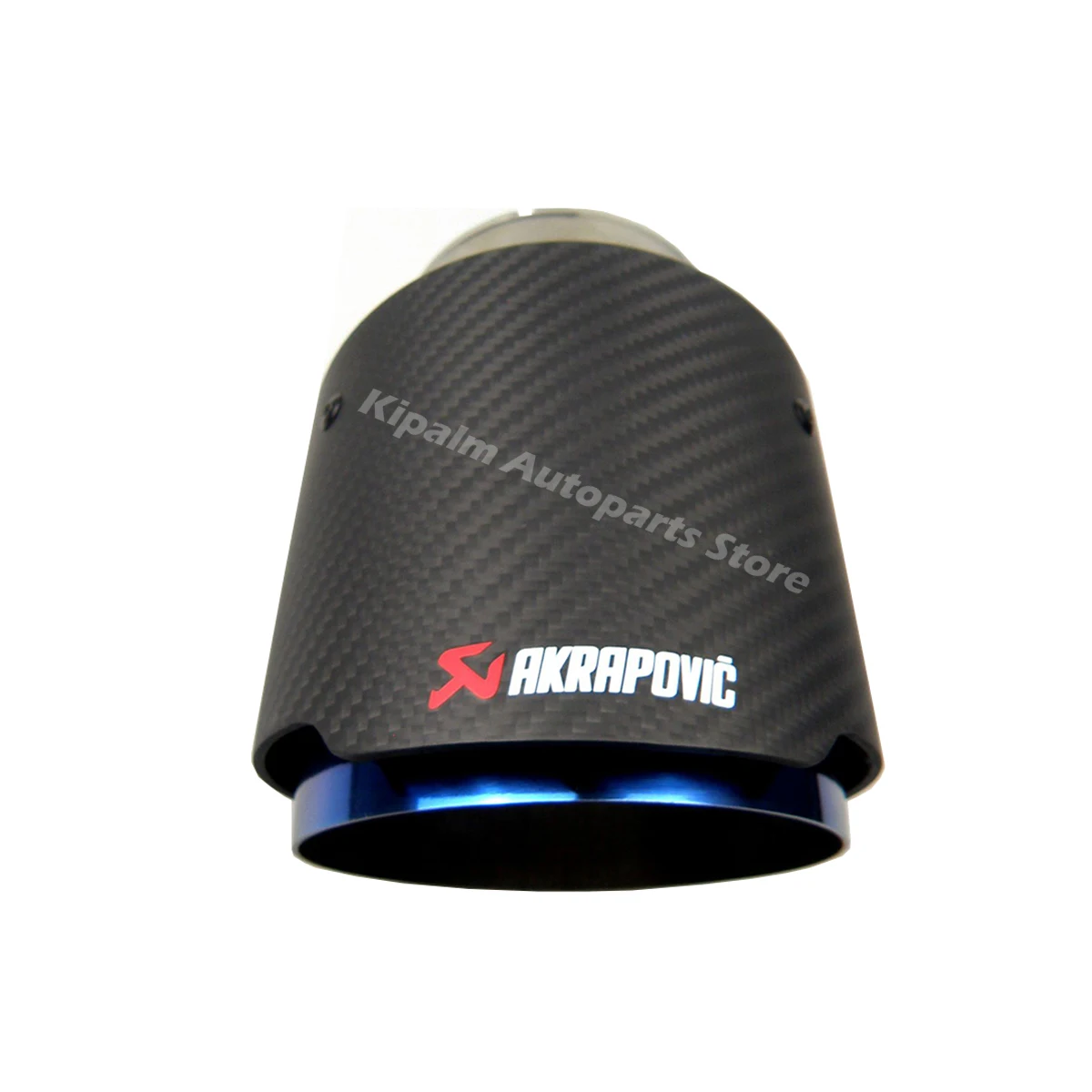 Akrapovic Стиль углеродного волокна выхлопной Совет глушитель выхлопной трубы синий Жженый матовый черный чехол