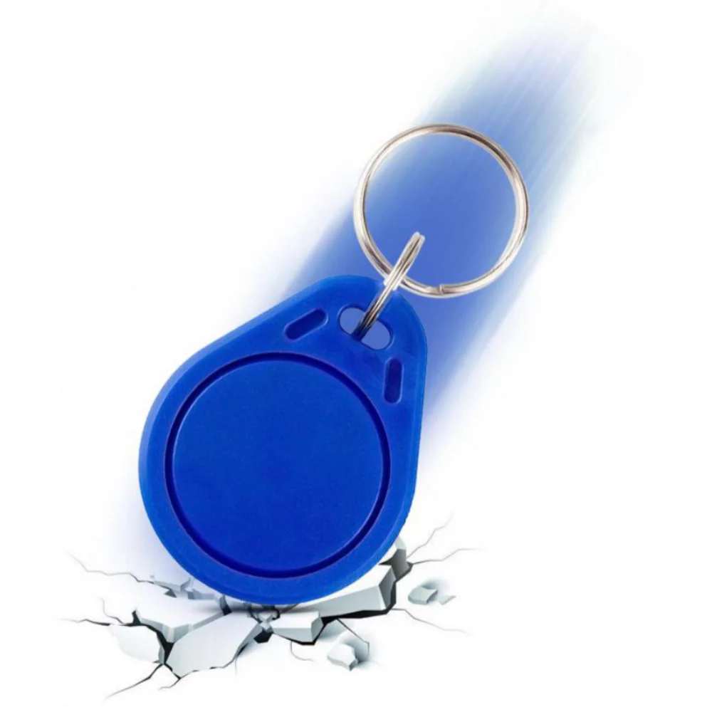 

10pcs UID RFID Key Tag Keyfobs Ring Chip Keytab for Mif 1k s50 13.56MHz Writable Block 0 HF Copy Cards
