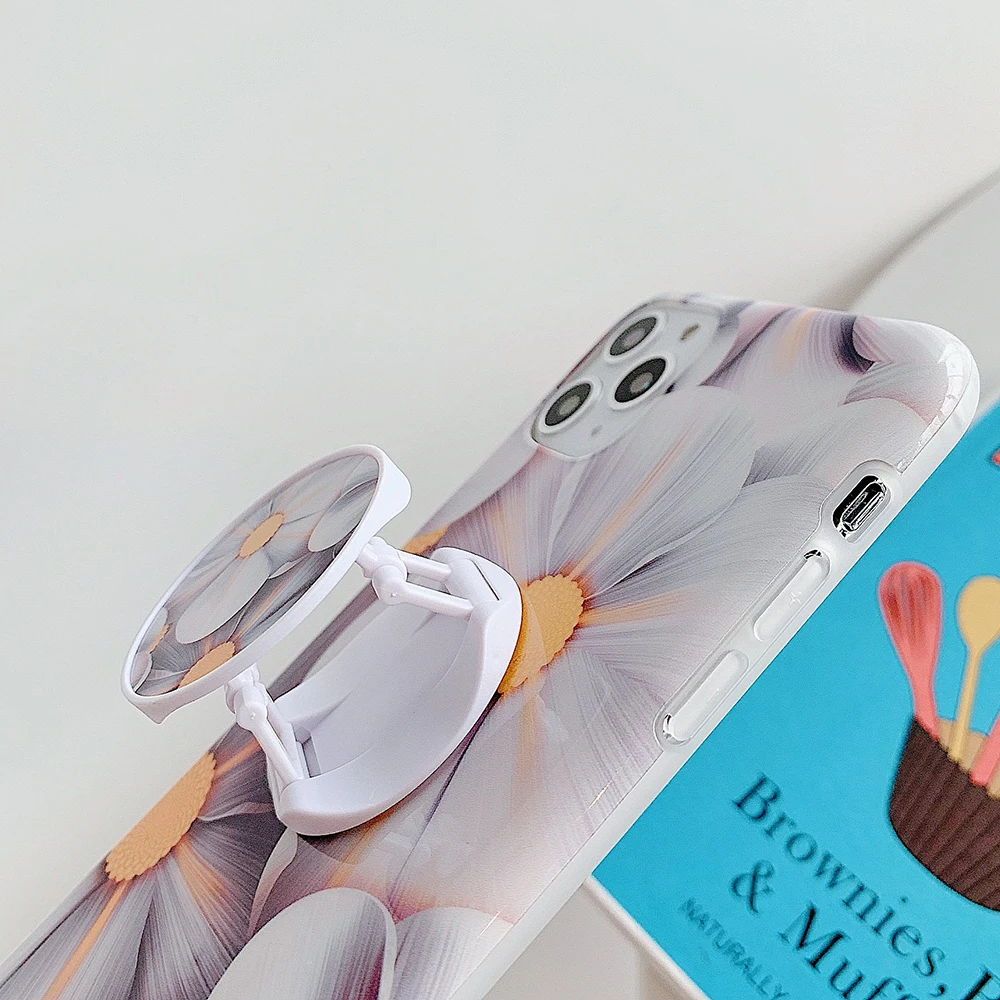 Чехол для телефона в стиле ретро с зелеными листьями и цветочным узором iPhone 11 Pro Max