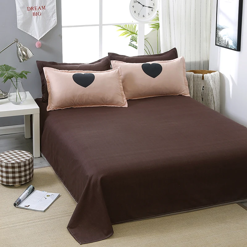 

Hot Sale Than Heart Bedding Cotton Four-Piece Set Printed Pillowcase Quilt Cover Bed Sheet Queen Size Bed King Size Bed