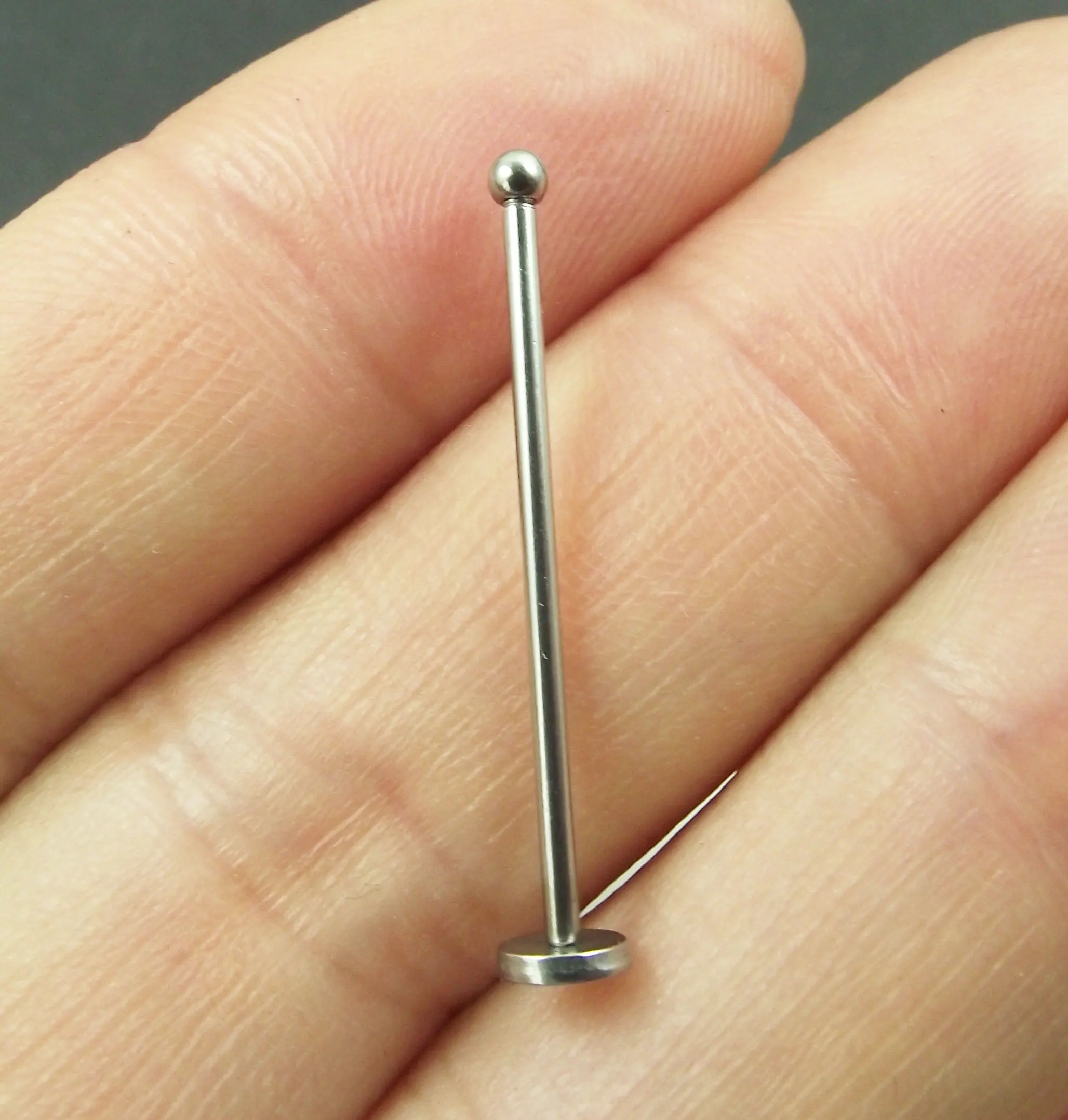 2 шт. мм мини шариковая невидимая бирка кольцо из нержавеющей стали для губ лица