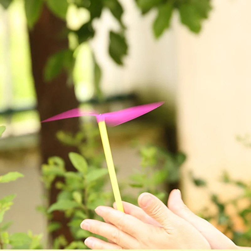 5 шт./лот классические пластиковые бамбуковые стрекозы Детские уличные игрушки