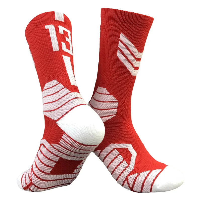 Качественные баскетбольные носки мужские для бега спортивные нескользящие