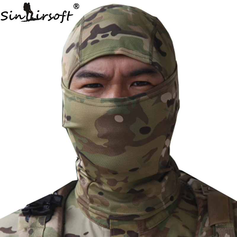 SINAIRSOFT Rattlesnake Tactical Airsoft Wargame Breathing Dustproof Face Balaclava Hood Motorcycle Ski Cycling Hunting Full | Спорт и