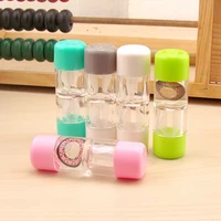 g cute portable candy color contact lens case vertical contact lens care water box lens storage case container