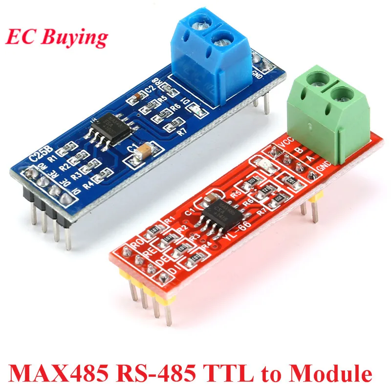 Модуль MAX485 модуль конвертера с TTL на RS485 MAX485CSA для Arduino DC 5 В электронный комплект