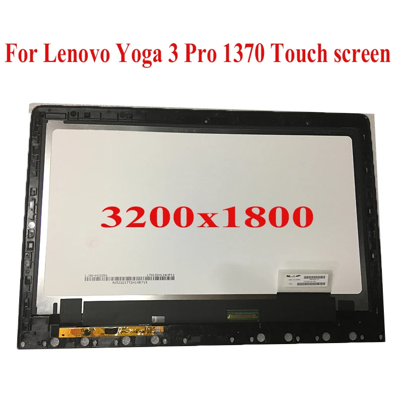 

Сенсорный ЖК-экран 13,3 дюйма с цифровым преобразователем в сборе, Женский ободок LTN133YL01 для Lenovo Yoga 3 Pro 1370 80HE00F5US 3200*1800