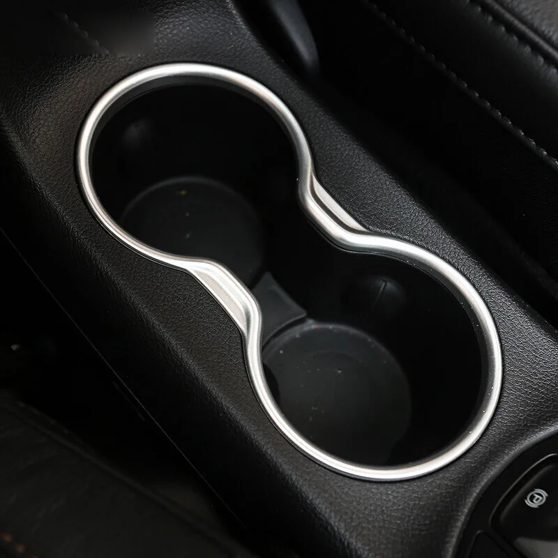Автомобильный Стайлинг ABS хромированный/волоконный интерьер передний держатель