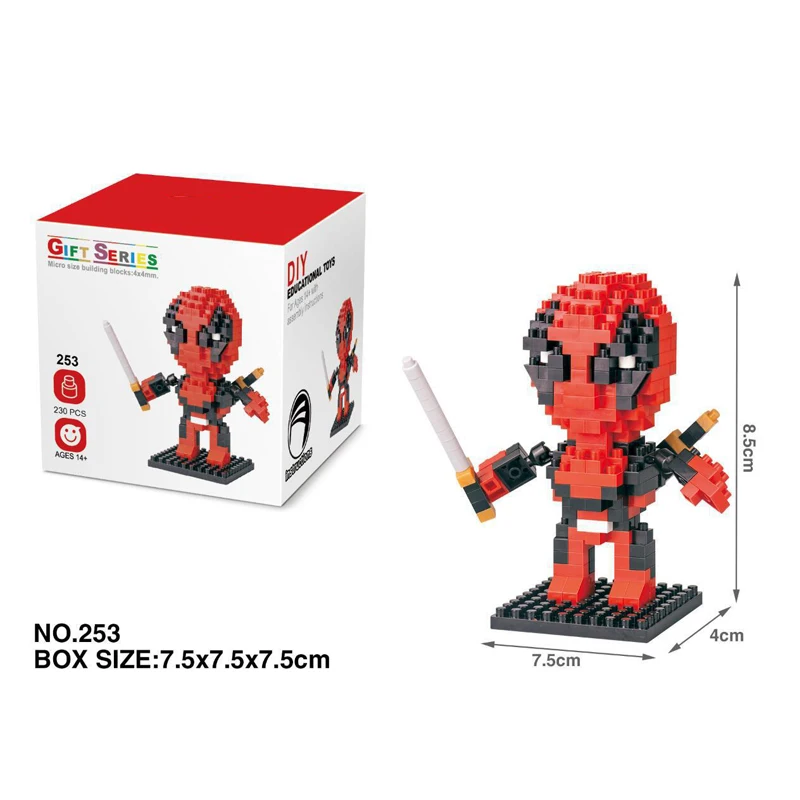 

Plastic Mini Blocks Mickey Minnie Donald Duck Cartoon Diy Model Micro Building Brick Blocks Action Figures Toys For Kids