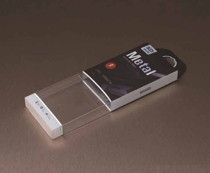 Прямоугольный Прозрачный на заказ прозрачный пластиковый ПЭТ коробка для