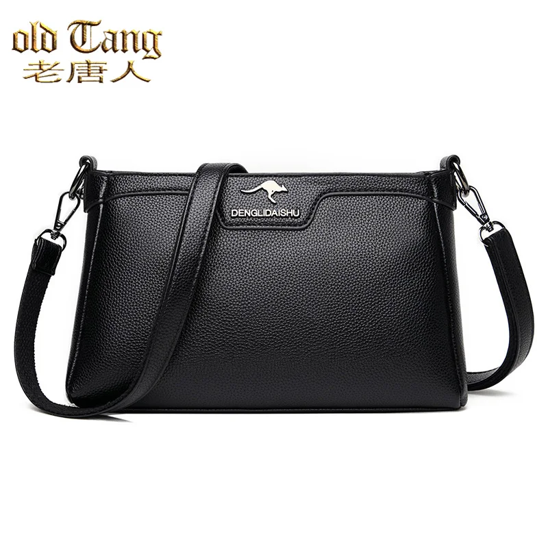 

Дизайнерские сумки через плечо OLD TANG из искусственной кожи для женщин, новинка 2020, однотонная сумка на плечо, женские Брендовые повседневные...