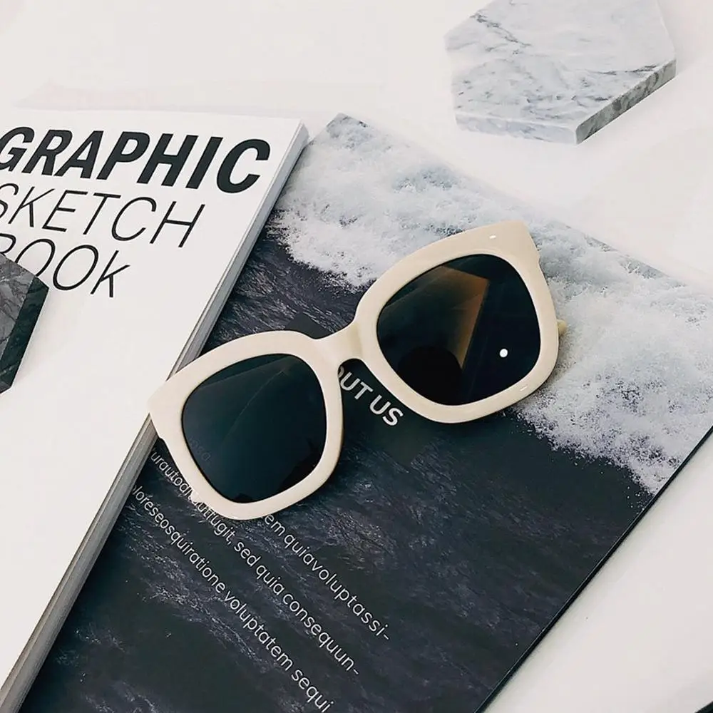 Женские и мужские большие квадратные солнцезащитные очки с широкой оправой