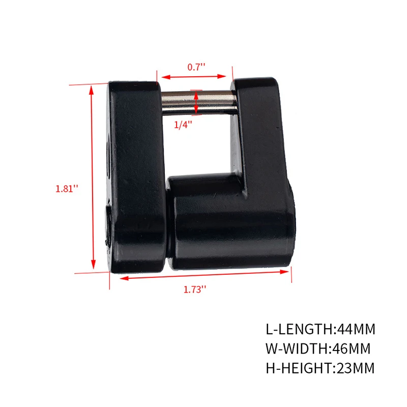 

1Pcs Rust-resistance Anti-theft Hard-wearing Durable Hook Lock Tongue Locks Trailer Hitch Lock For Cehicles Cars A30