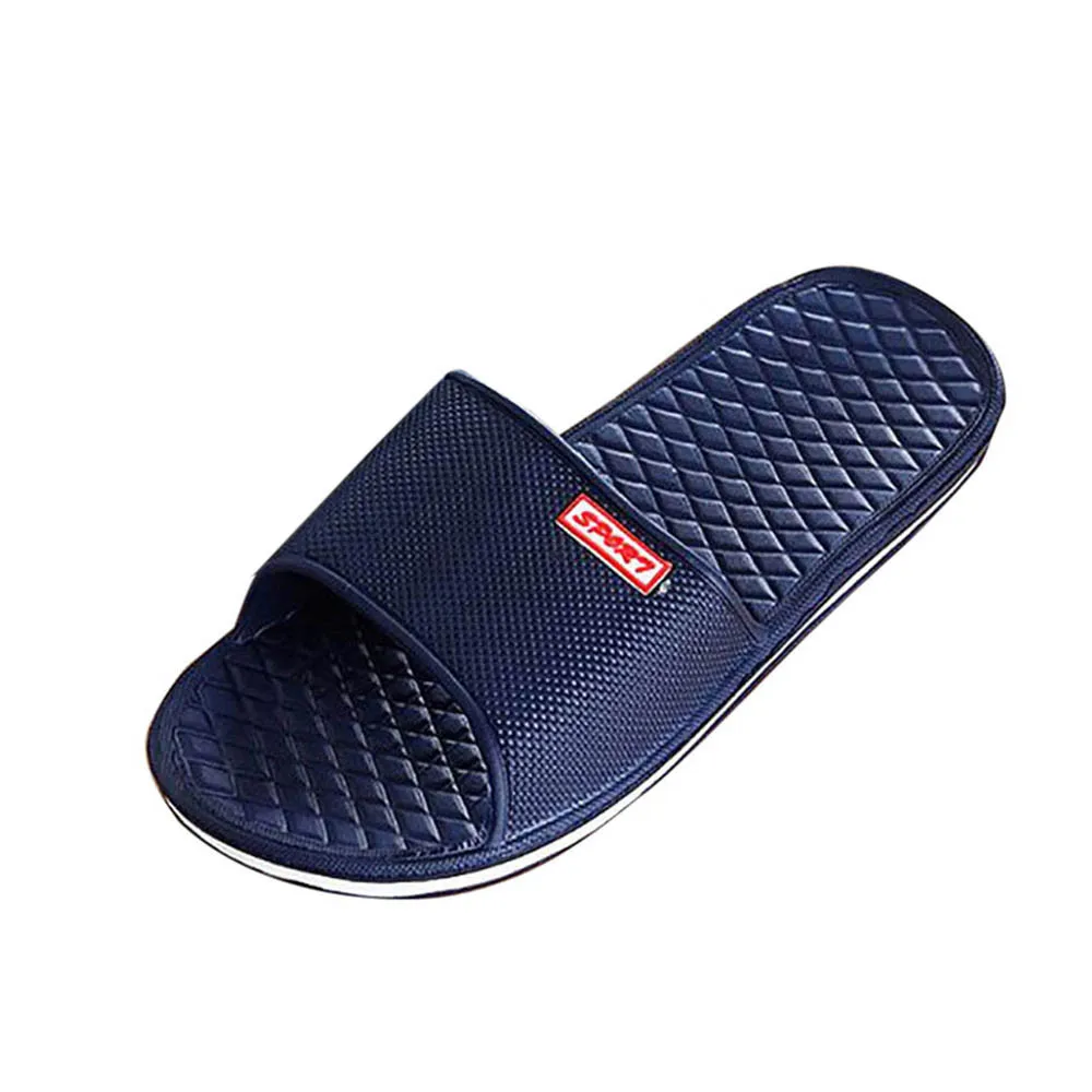 Мужская обувь однотонные летние сандалии мужские домашние уличные тапочки