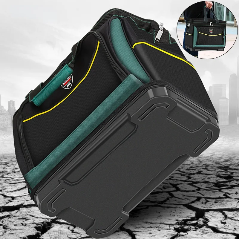 

Waterproof Toolkit Size 20" Oxford Cloth Tool Bag Multifunction Tool Bags Top Wide Mouth Electrician Special Tool Kit Bags