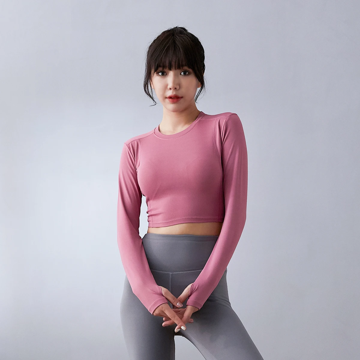 

Women's Sportswear Push UP Running Full Sleeve Clothing Fitness Toga Top Fitness Long Sleeve Yoga Shirt Comprehensive Sports Top