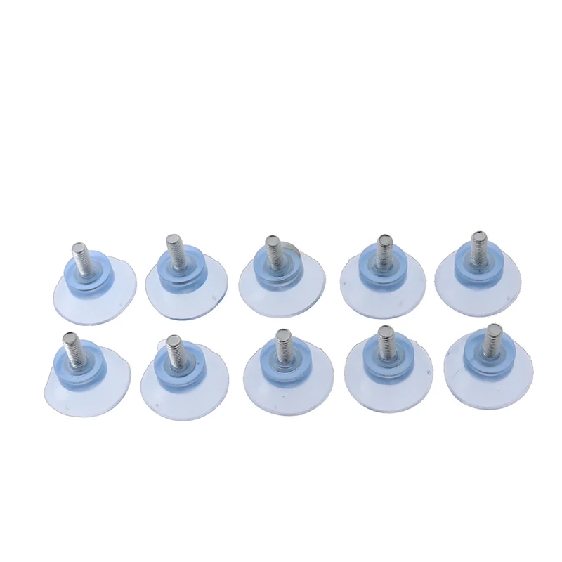 

10Pcs M6/M8 High-end Sucker Suction Cups Mushroom Head Suckers Cup Button Transparent