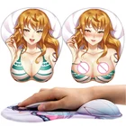 Силиконовый коврик для мыши Nami, привлекательный 3D коврик для мыши с большим нагрудным бедром, креативный реквизит для косплея