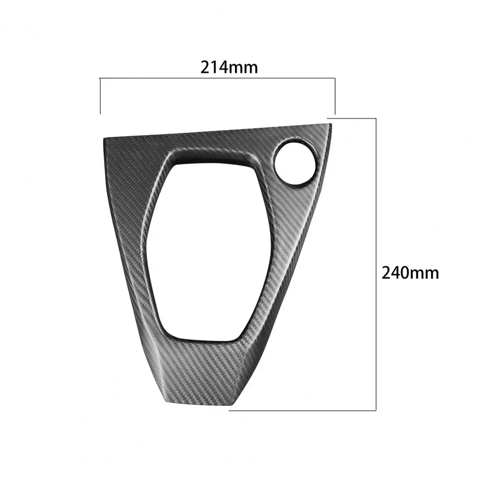 

Matte Carbon Fiber Console Cover Wearable Right Gear Shifter Surround Sticker for Nissan R35 GTR 2017-Up Car inter decoration