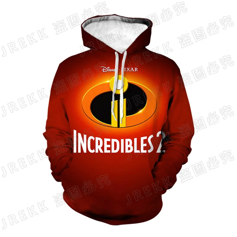 

The Incredibles 2 Hoodies Men Women Children Fashion Sweatshirts Anime 3D Printed Casual Boy Girl Kids Streetwear Pullover Tops