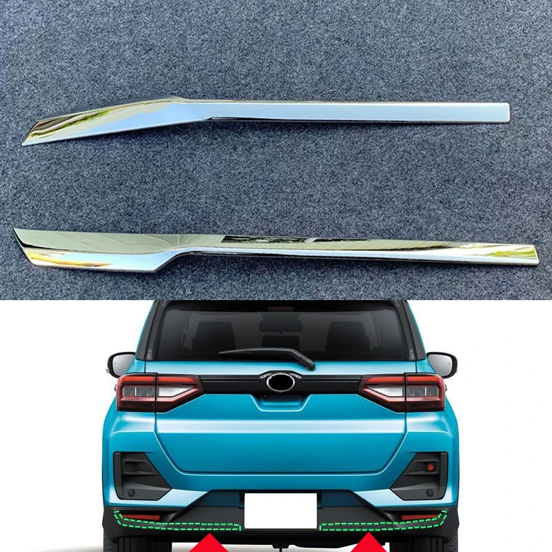 

For Toyota Razer Daihatsu Rocky A200 210A 2019 2020 2021 rear protector bumper exterior car tail styling accessories 2 pieces