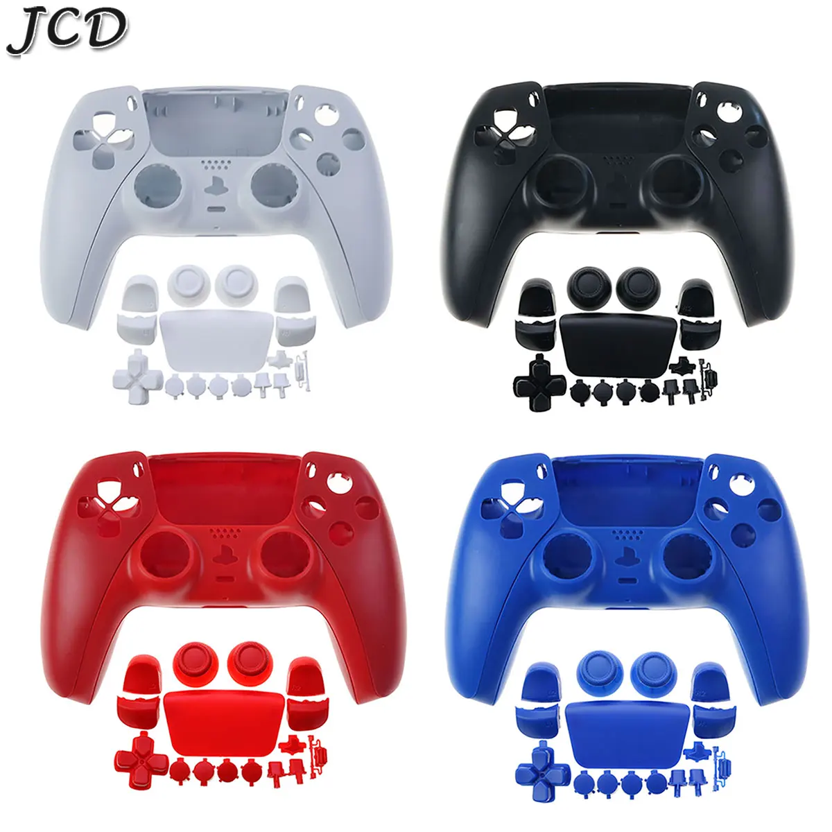 

JCD For PS5 Protective Shell Protection Case Cover with Full set Buttons Keys for PS5 Game Console Accessories