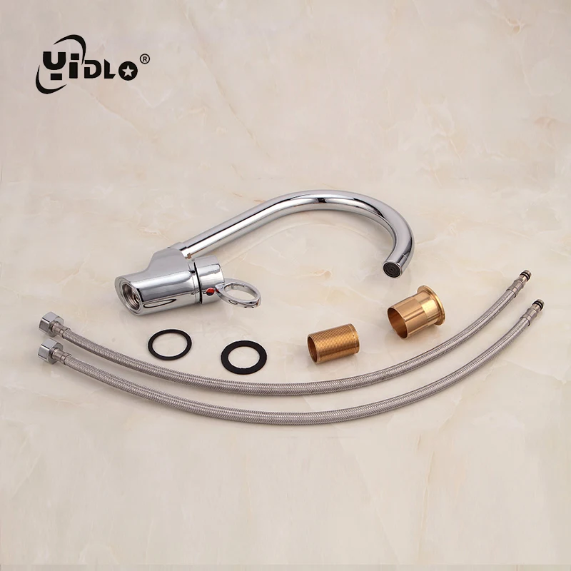 Кухонная раковина кран красивое кольцо для ключей ручка 360 градусов Поворотный