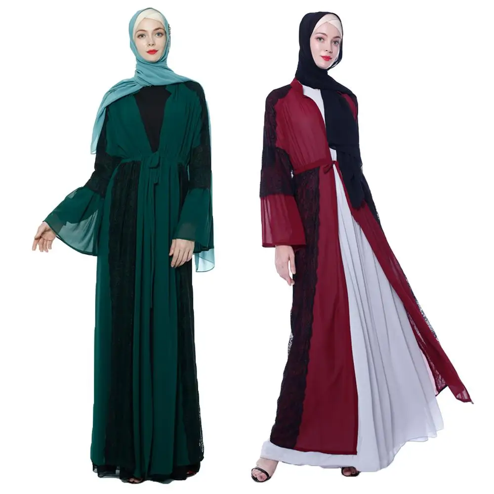Abaya/женский кардиган с открытым фронтом в Дубае мусульманское длинное платье